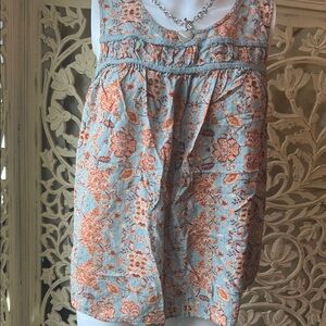 Floral Sleeveless top